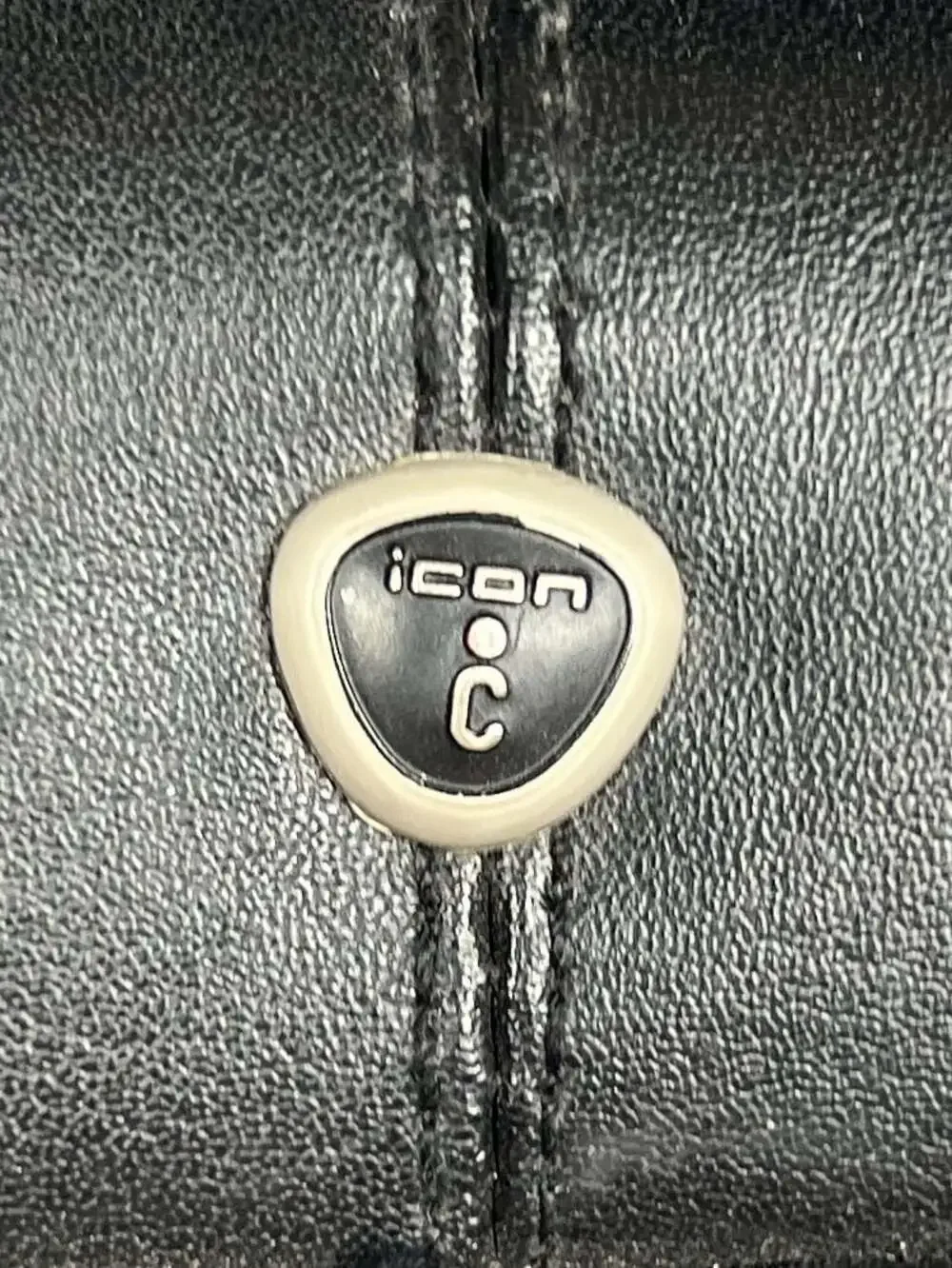 Icon Black Faux Leather Small Camera Bag Case with Detachable Shoulder Strap